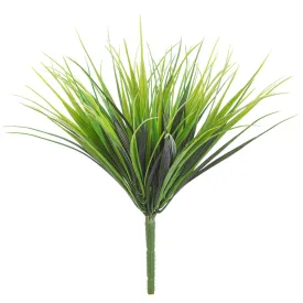 12" UV-Resistant Outdoor Artificial Vanilla Grass Plant -2 Tone Green (pack of 12)