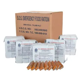 3600 Calorie SOS Emergency Food Ration (Case of 20) - SOS Food Lab