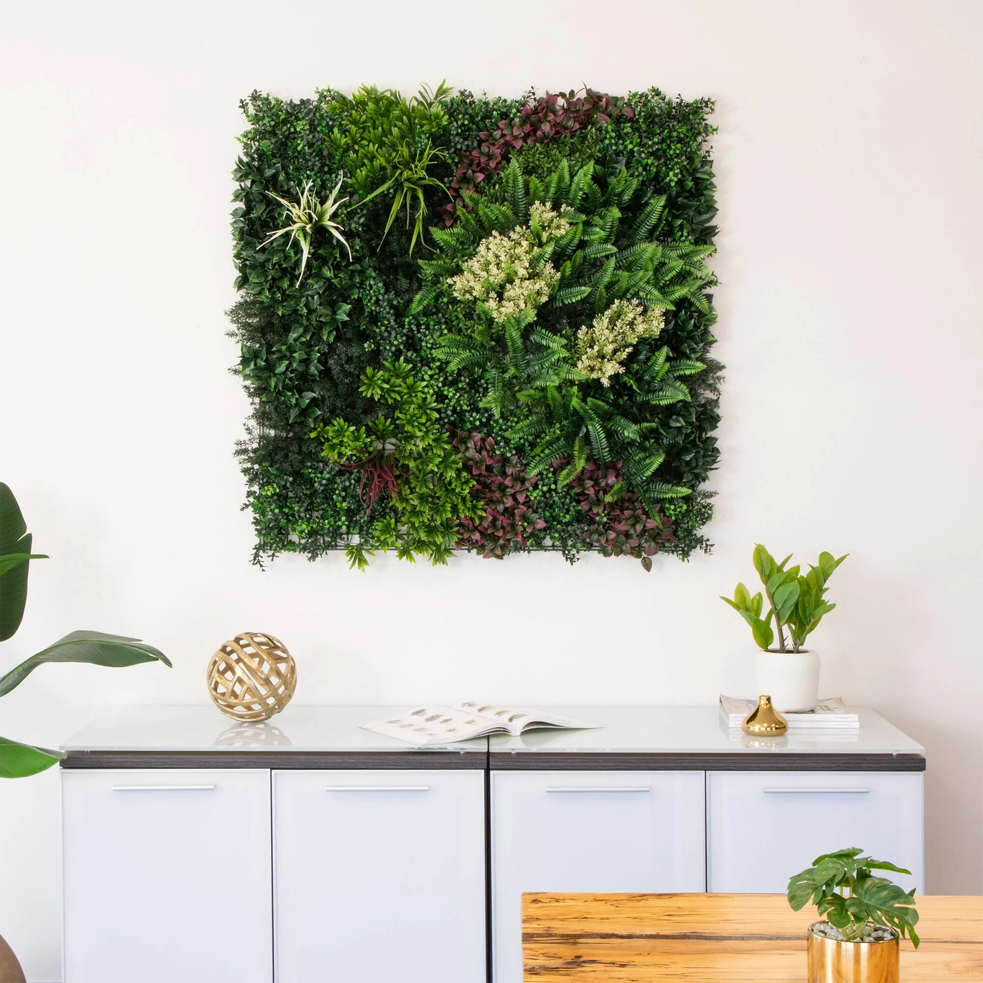 40” x 40” UV Resistant Amazon Rainforest Artificial Living Wall Panel (Indoor/Outdoor)