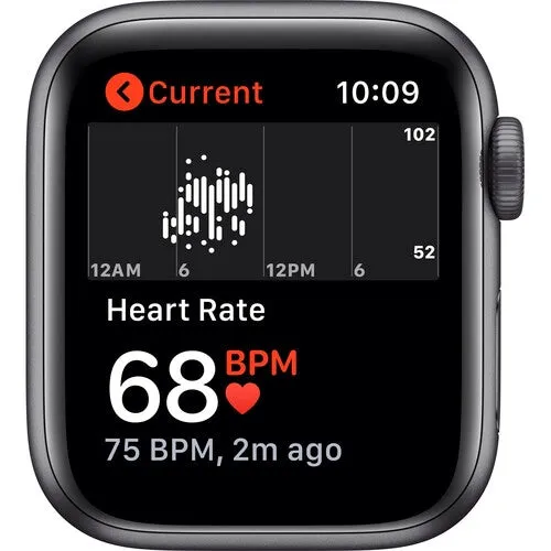 Apple Watch SE (GPS, 40mm) - Space Gray Aluminum Case with Black Sport Band