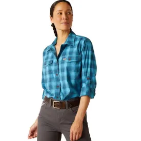 Ariat Women's Rebar Made Tough DuraStretch Button-Down Work Shirt