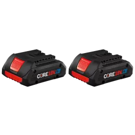 BOSCH 18V CORE18V® Lithium-Ion 4.0 Ah Advanced Power Battery (2 PACK)