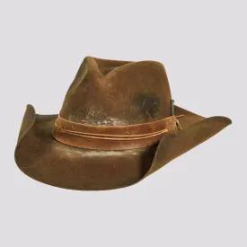 Bronson | Womens Distressed Wool Felt Cowgirl Hat