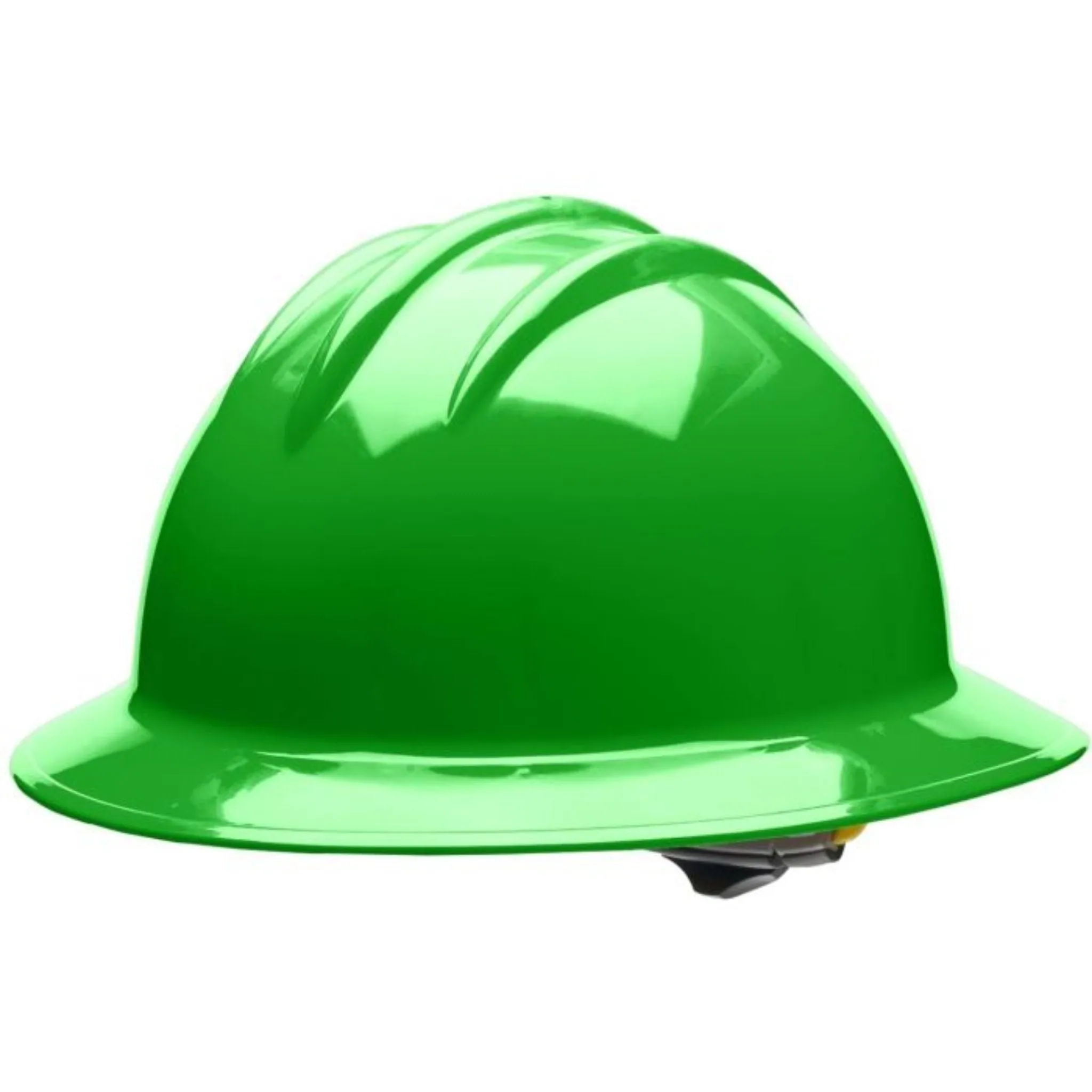 Bullard 33HGP Classic Full Brim Style Hard Hat, 6pt Pinlock, Hi-Vis Green, 1 Each