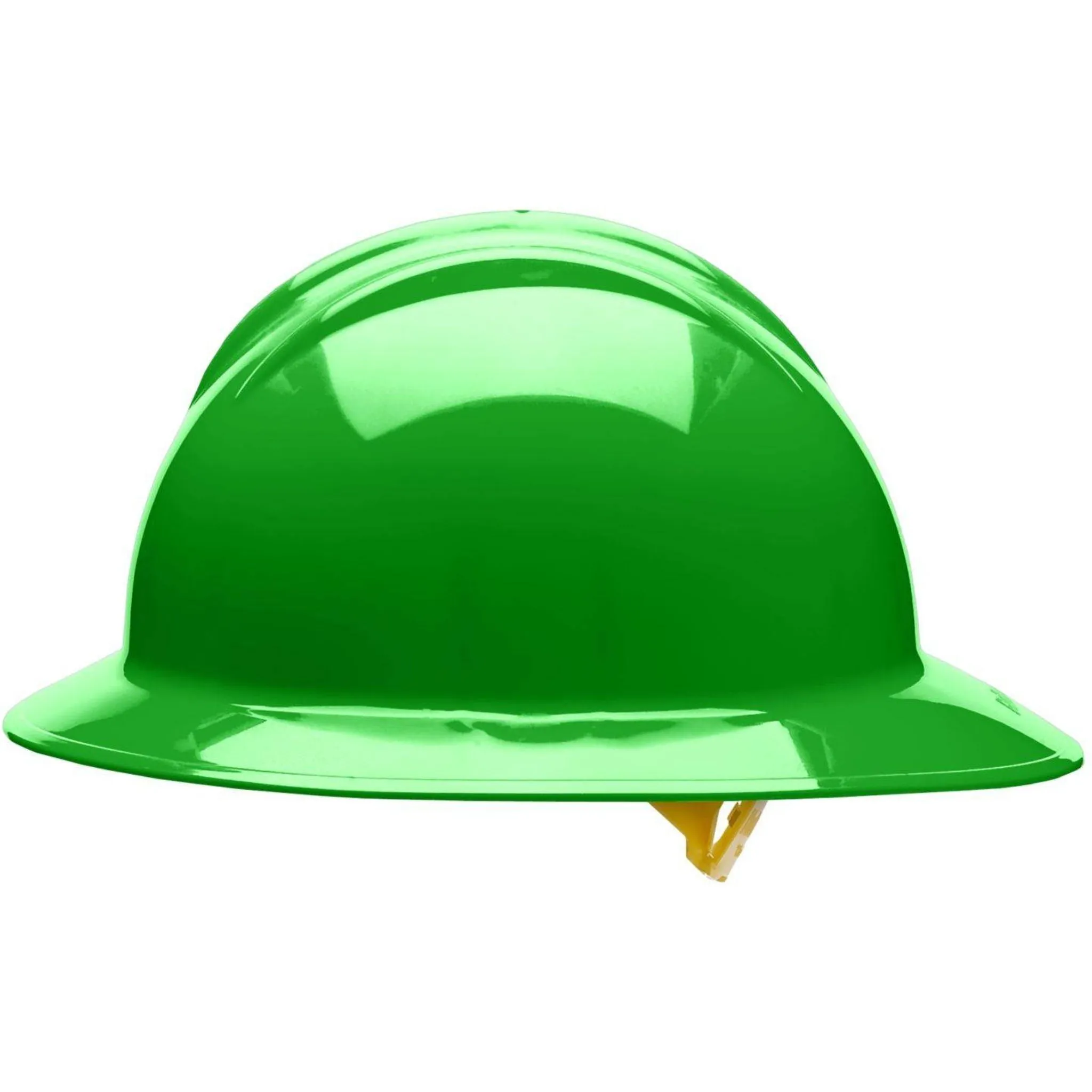 Bullard 33HGP Classic Full Brim Style Hard Hat, 6pt Pinlock, Hi-Vis Green, 1 Each