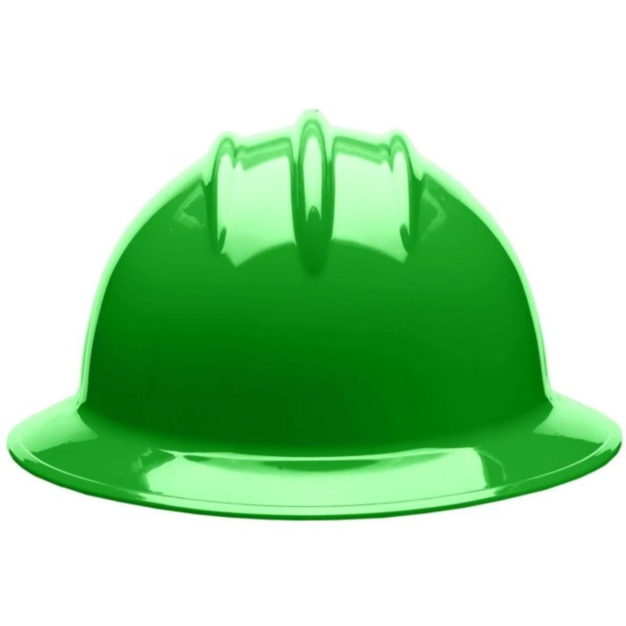 Bullard 33HGP Classic Full Brim Style Hard Hat, 6pt Pinlock, Hi-Vis Green, 1 Each