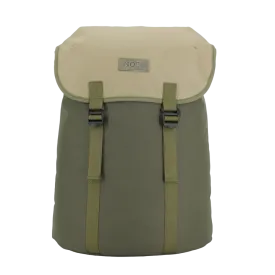 Cafe Backpack with G-hook - Khaki & Beige