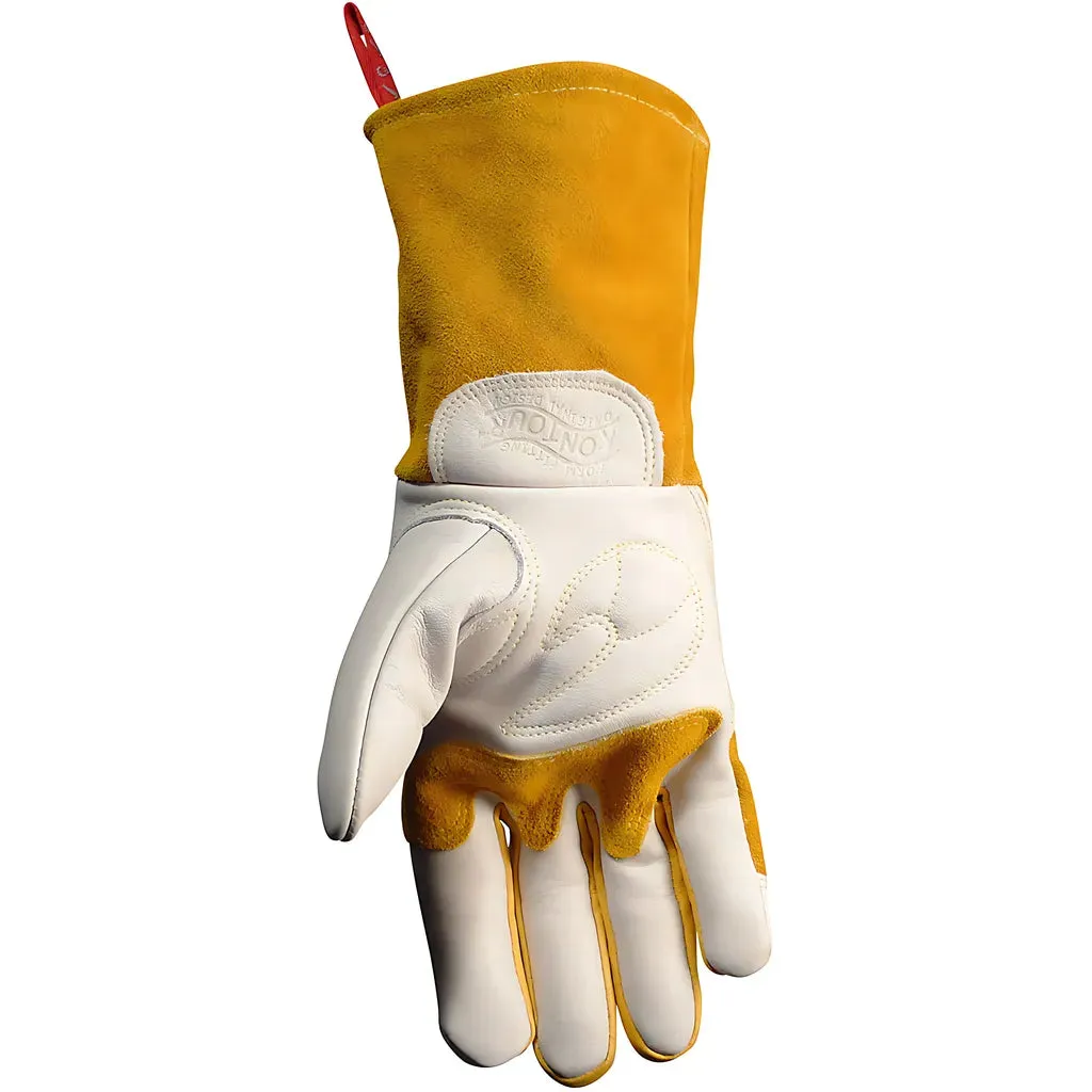 Caiman 1810-6 Premium Cow Grain MIG/Stick Welder's Glove with Two-Layer Insulated Back