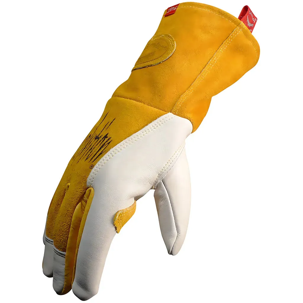 Caiman 1810-6 Premium Cow Grain MIG/Stick Welder's Glove with Two-Layer Insulated Back