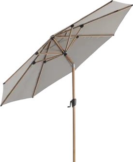 Casualife - 11' Market Umbrella - Granite Base with wheels Included