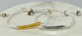 Coordinates bracelet - CB East