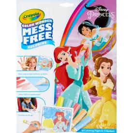 Crayola Color Wonder Coloring Pad & Markers Princess