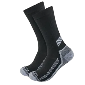 Force Midweight Crew Sock 3 Pack | Black, White