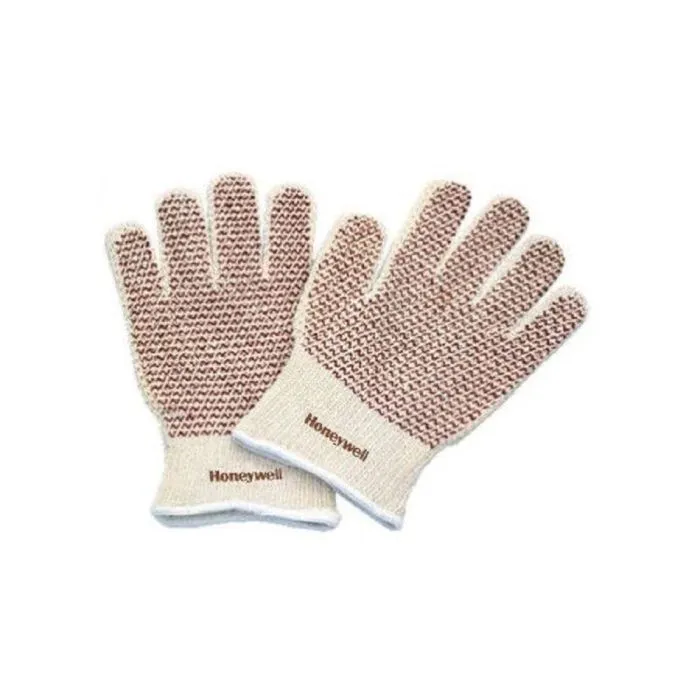 Honeywell North 51/7147 Grip N Hot Mill Ambidextrous Nitrile Coated Gloves, Brown, One Size, 1 Pair