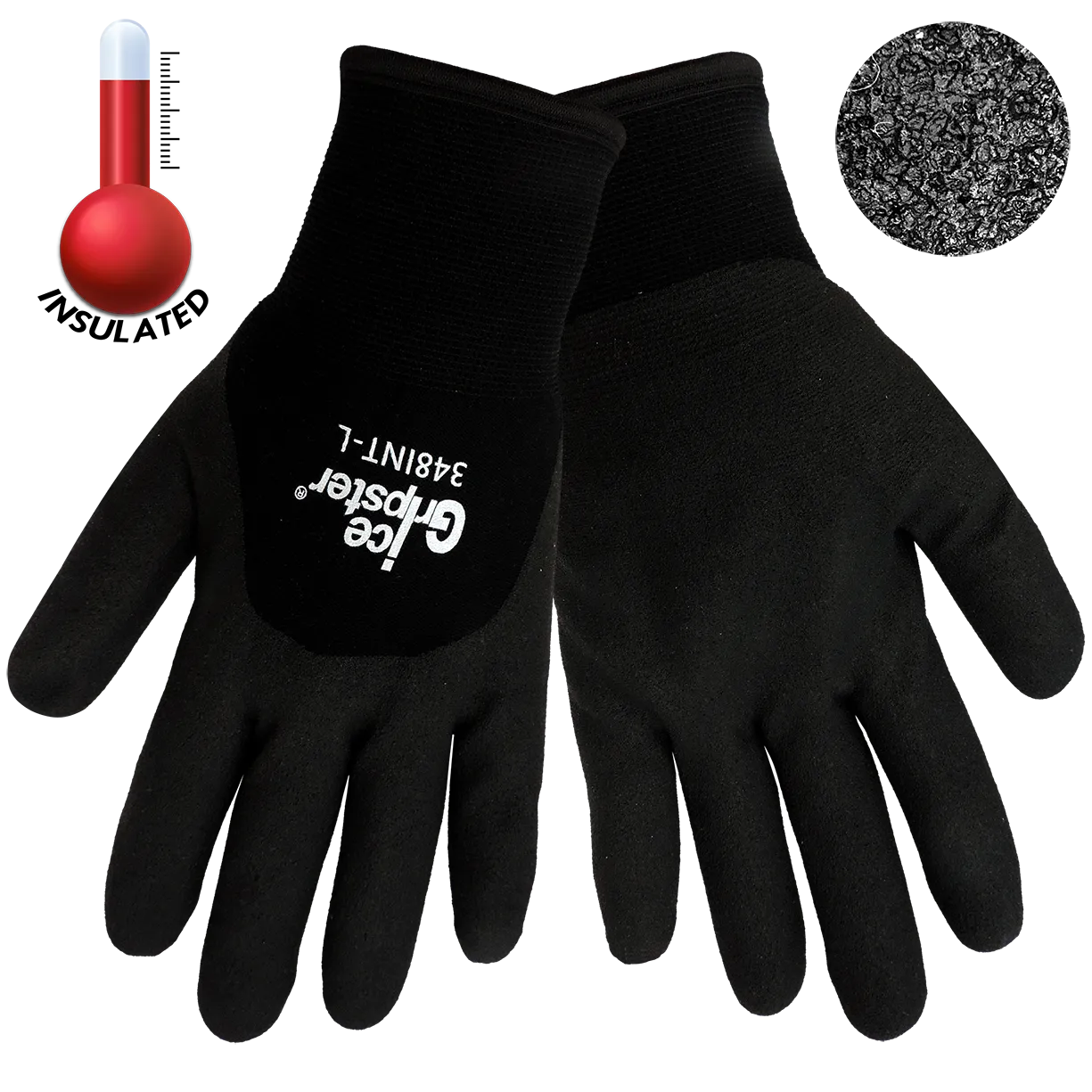 Ice Gripster™ 348INT 3/4 Dipped Thermal Insulated Cold Condition / Freezer Work Glove