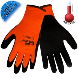 Ice Gripster™ 378INT Thermal Insulated Cold Condition / Freezer Work Glove in Hi-Vis Orange