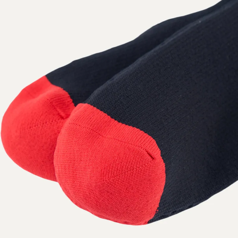 LEAKDRY Waterproof Breathable Coolmax Dri-nit Socks Black&Red