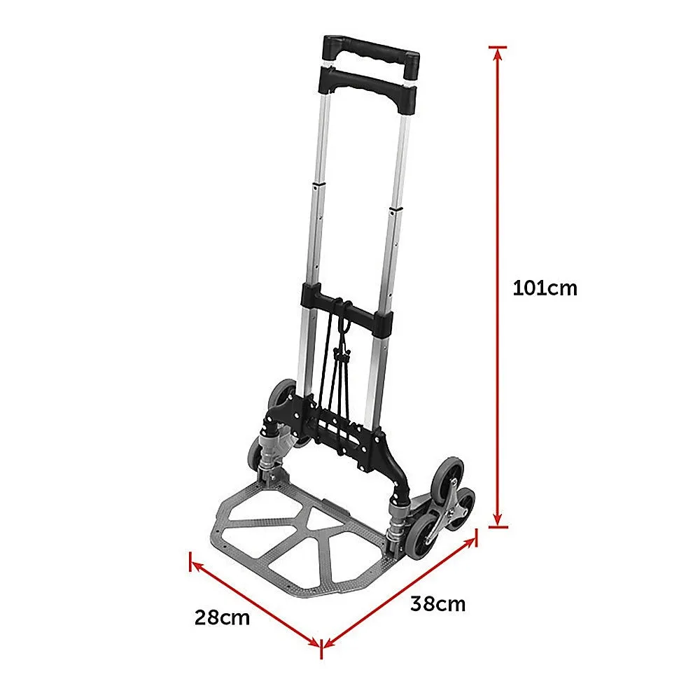 Lightweight Aluminium Stair Climbing Trolley 60kg Load Capacity