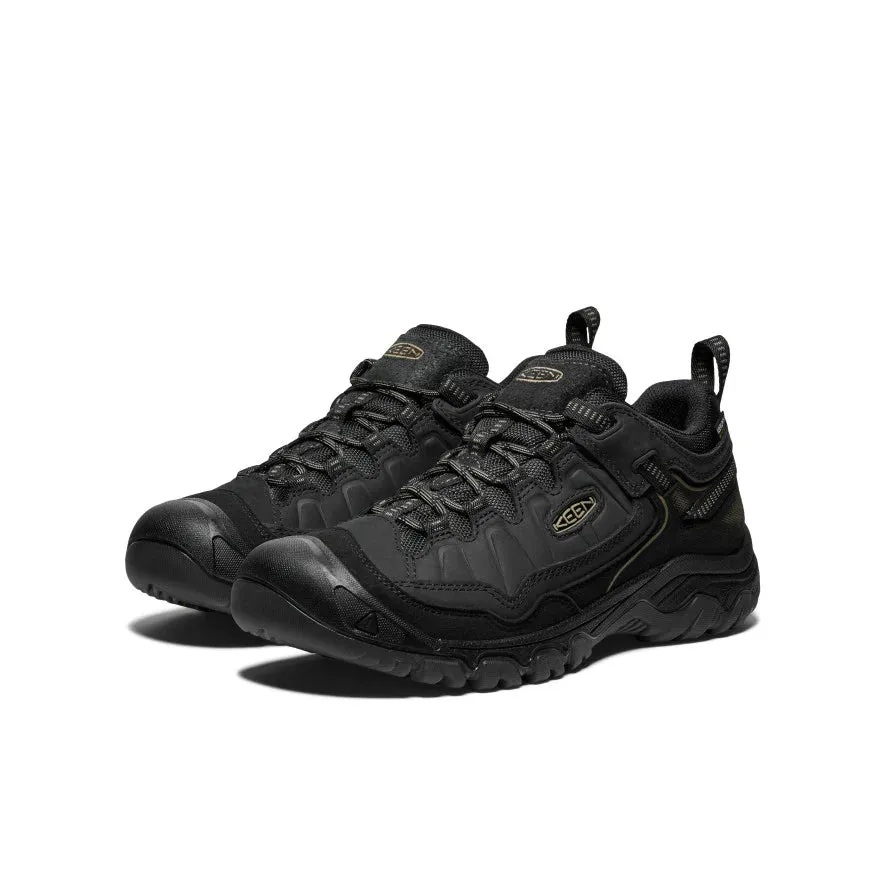 Men's Keen Targhee IV Waterproof Hiking Shoe Color: Triple Black