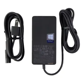 Microsoft Surface 102W OEM Power Supply with Extra USB Port - Black (1798)