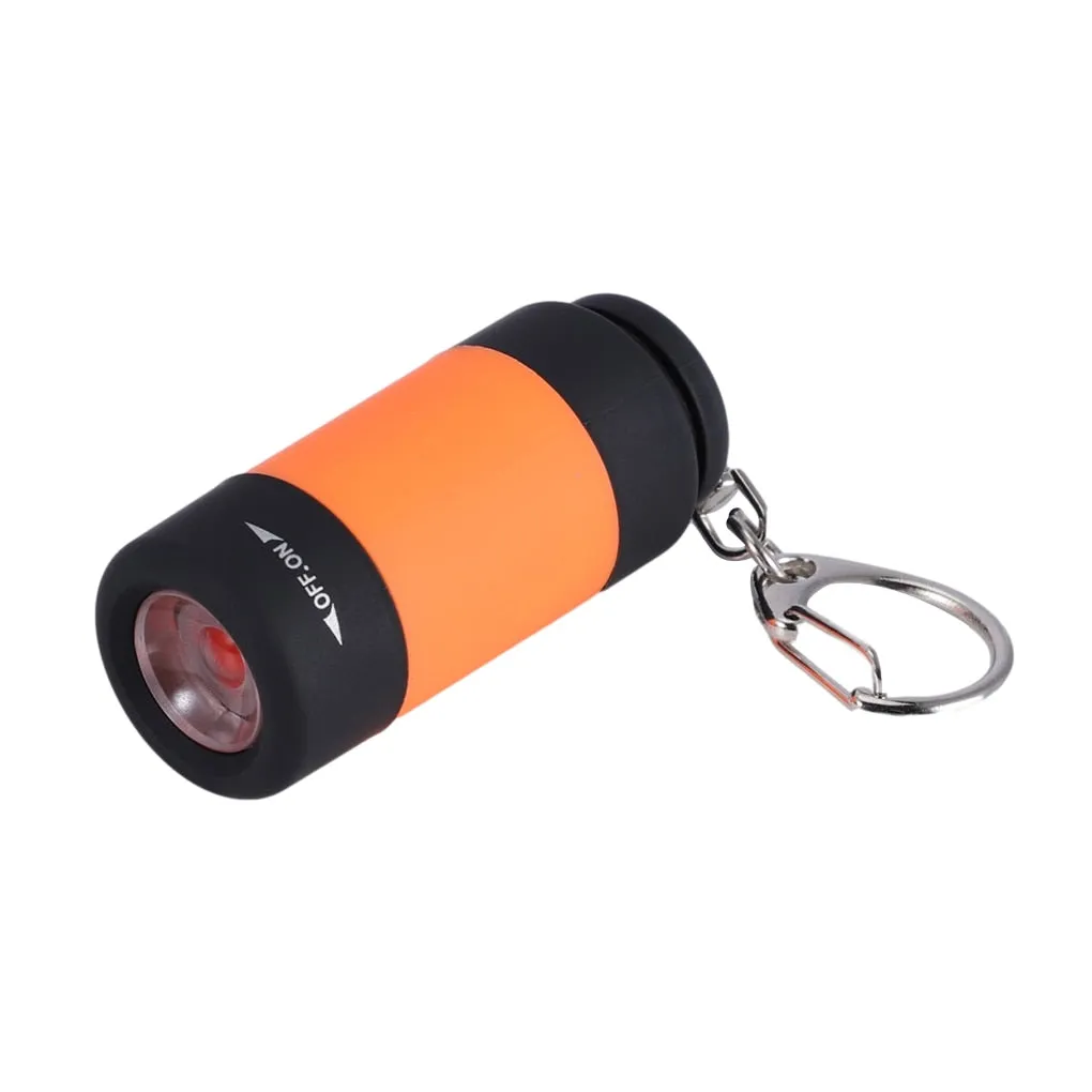 Mini Torch LED Flashlight Safety Keychain