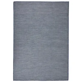 Outdoor Flatweave Rug 160x230 cm Blue