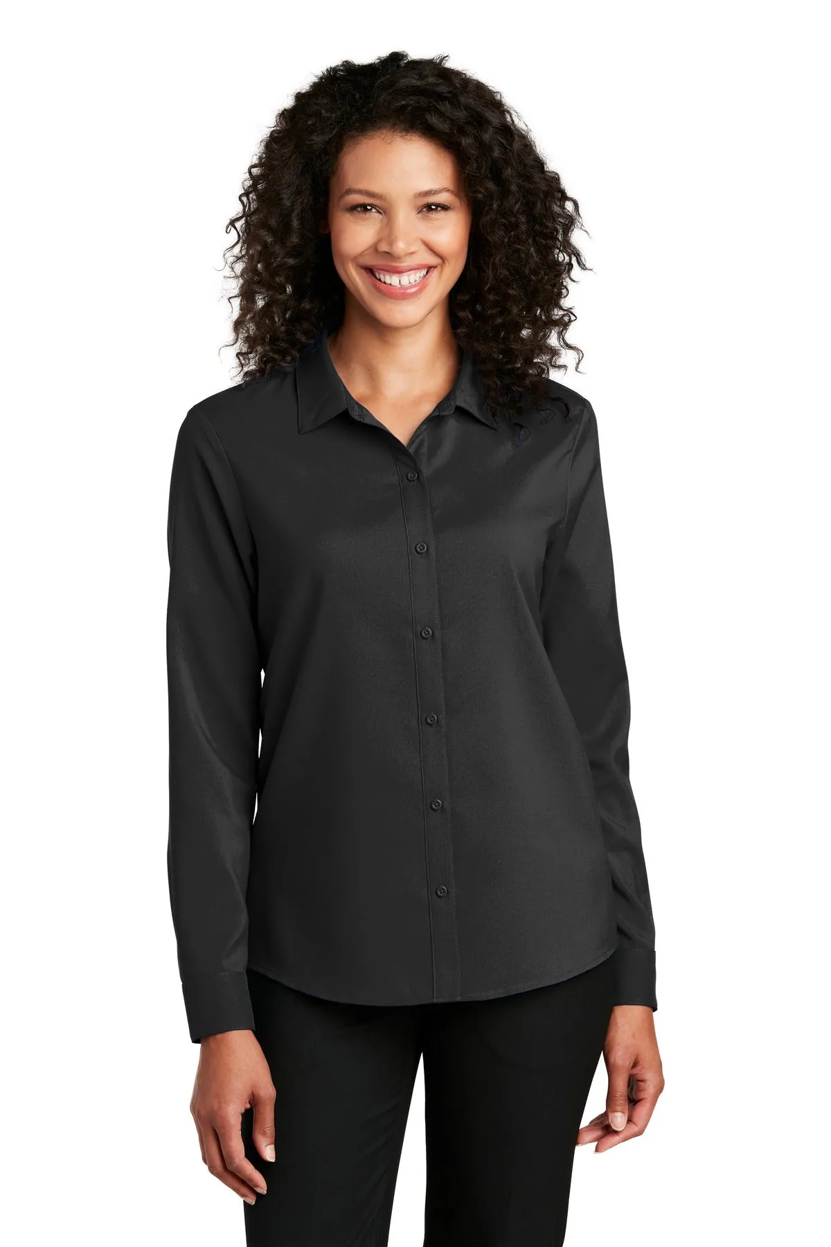 Port Authority ® Ladies Long Sleeve Performance Staff Shirt LW401