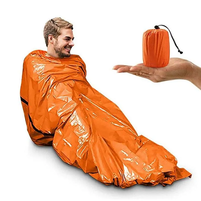 Portable Emergency Sleeping Bag With Whistle