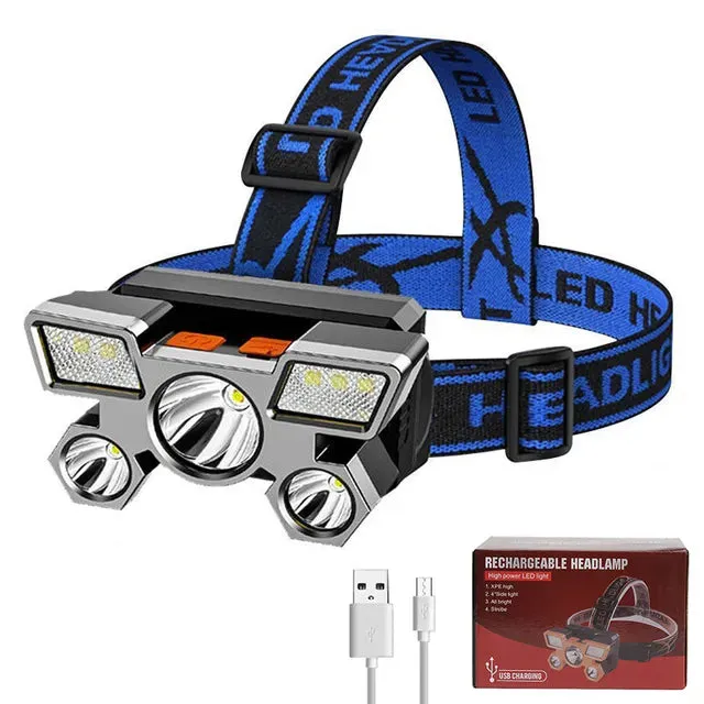 Powerful Rechargeable LED Headlamp