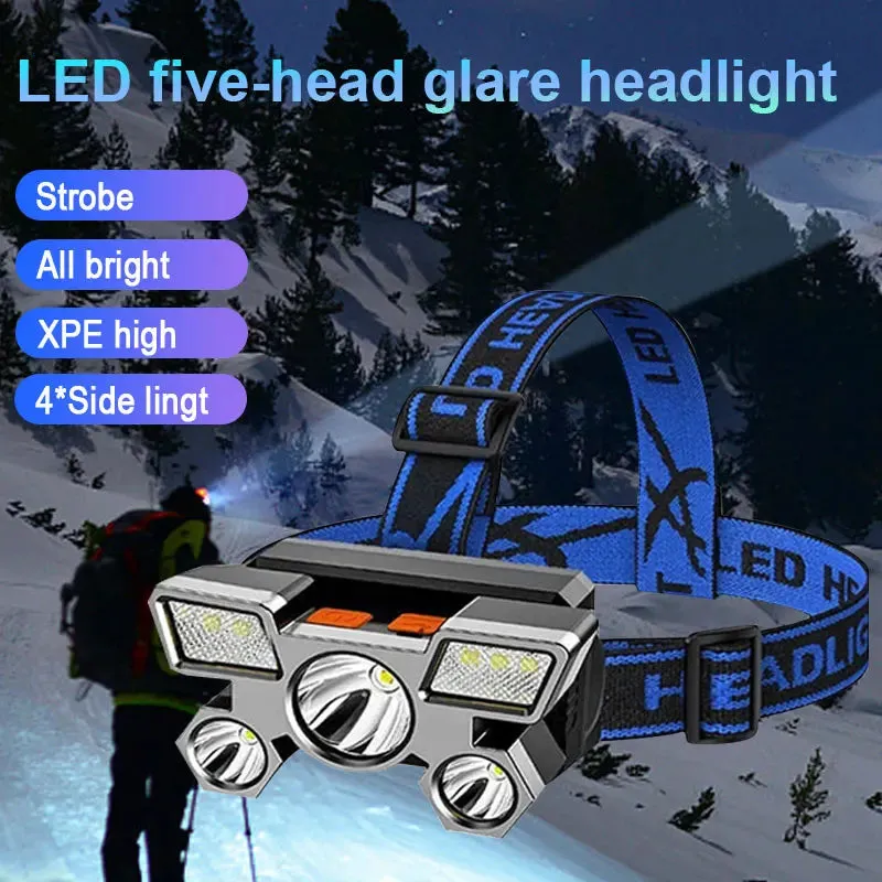 Powerful Rechargeable LED Headlamp