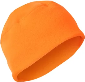 Safety Orange - Polar Fleece Watch Cap HIGH VISIBILITY Tactical Large Skull Watchman Beanie