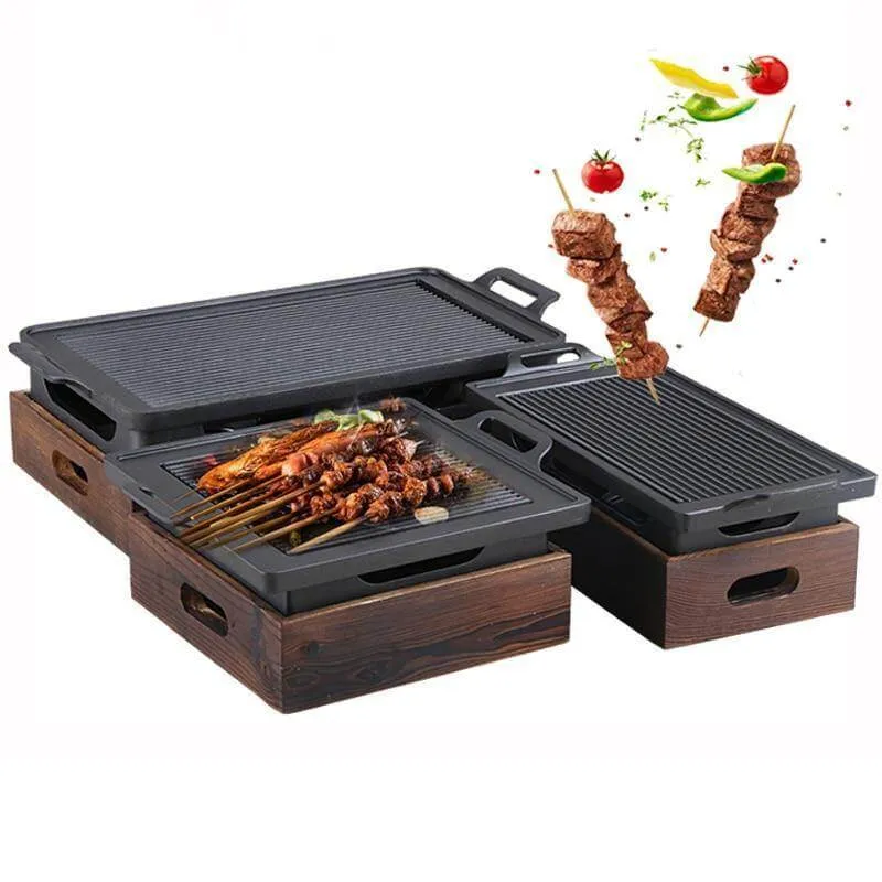 Smokeless Portable Japanese Non-Stick BBQ Grill