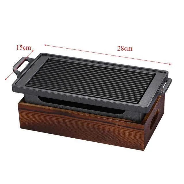 Smokeless Portable Japanese Non-Stick BBQ Grill