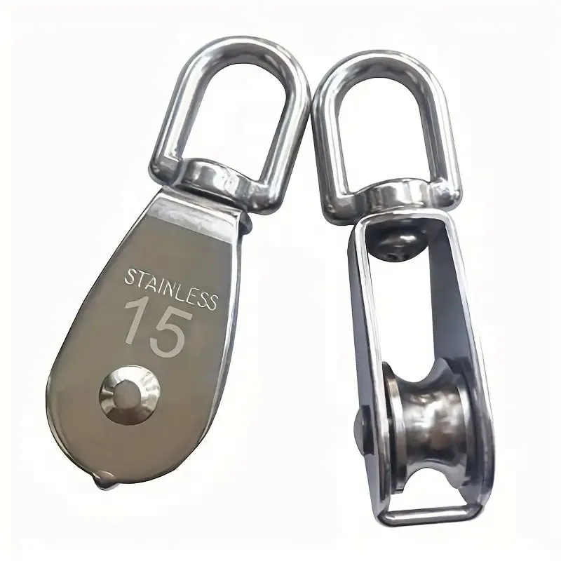 Stainless Steel Pulley 35250kg Load  Ideal for Hauling  Climbing