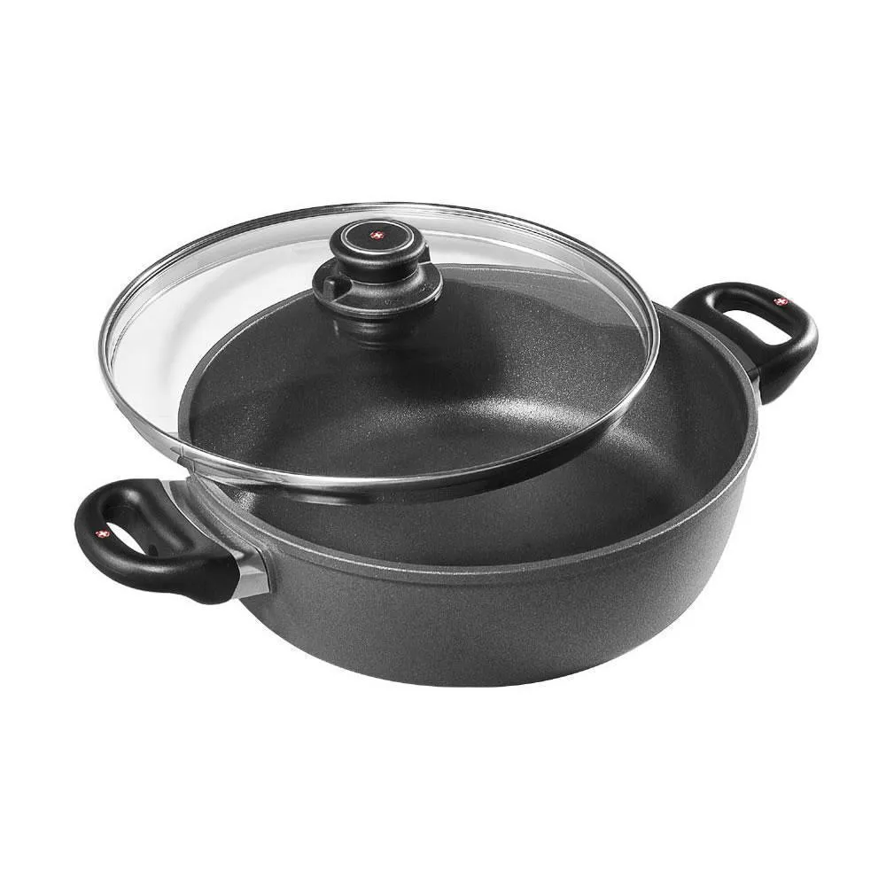 Swiss Diamond HD Induction 11″ Braiser with Lid (5.3 qt)