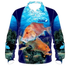 Tackle World Angler Series Reef Fish Kids Fishing Shirt