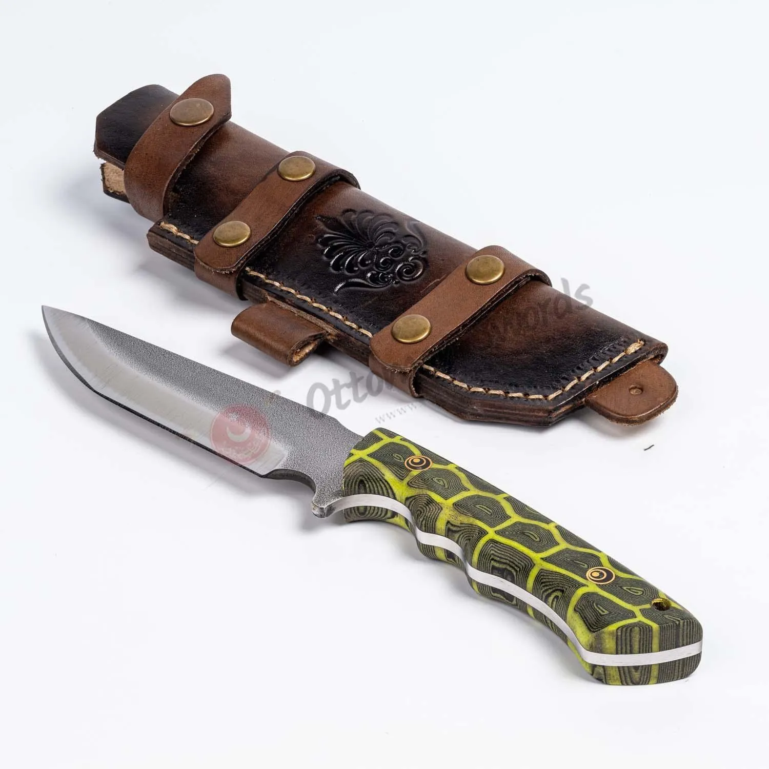 Tactical Survival Knife N690 Steel Camouflage 10"