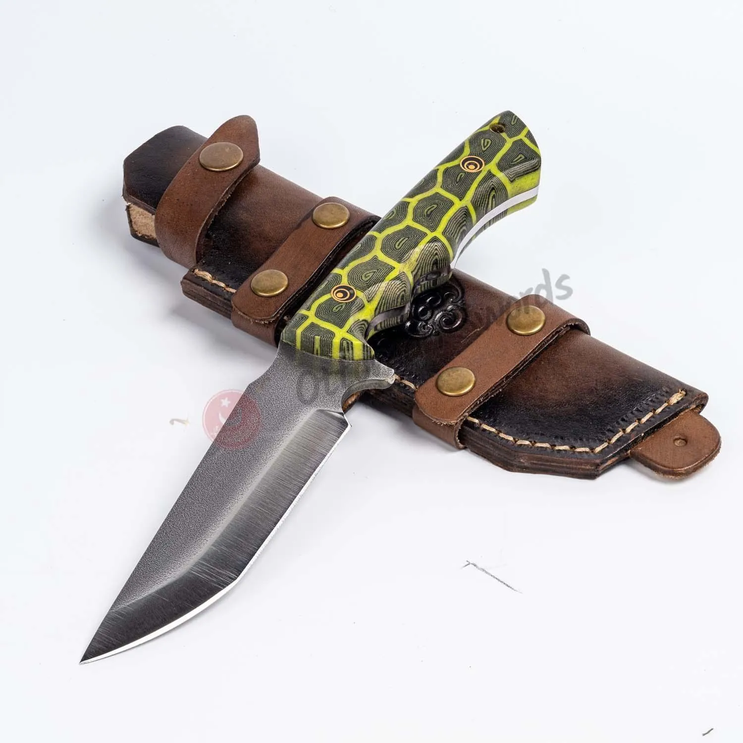 Tactical Survival Knife N690 Steel Camouflage 10"