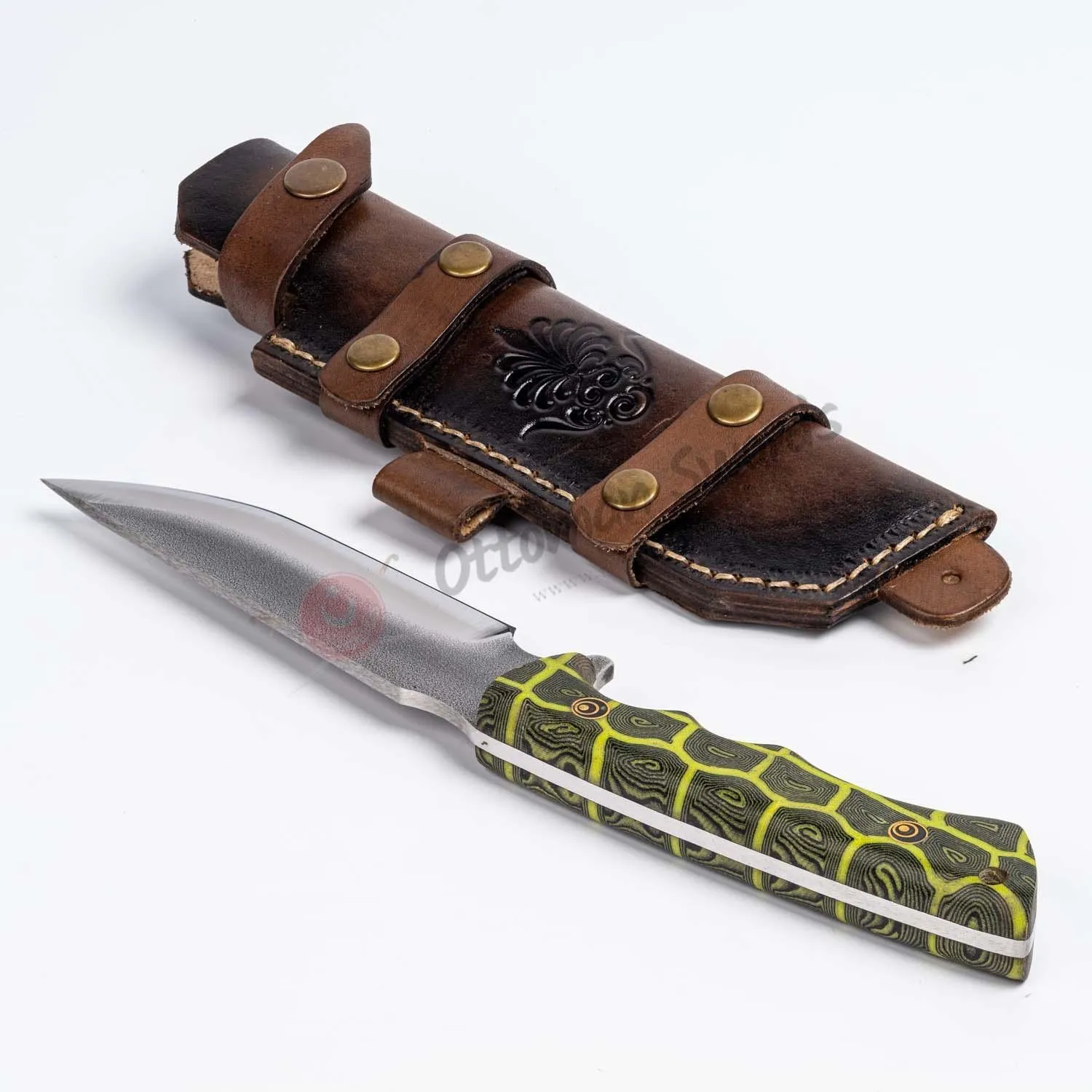 Tactical Survival Knife N690 Steel Camouflage 10"