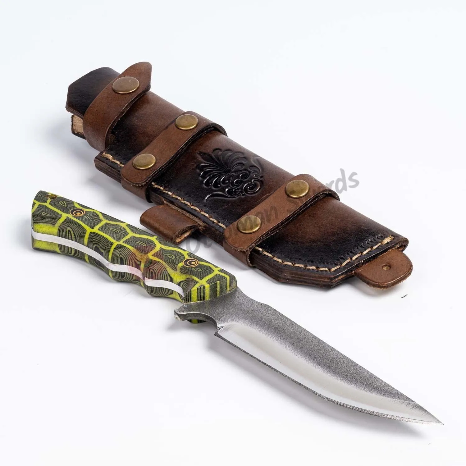 Tactical Survival Knife N690 Steel Camouflage 10"