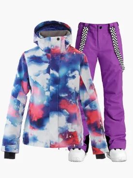 TreadSnow Women's Everbright Colorful Snowboard Suits